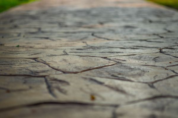 Backyard Stamped Concrete Installation - Backyard Stamped Concrete Installation League City, Texas