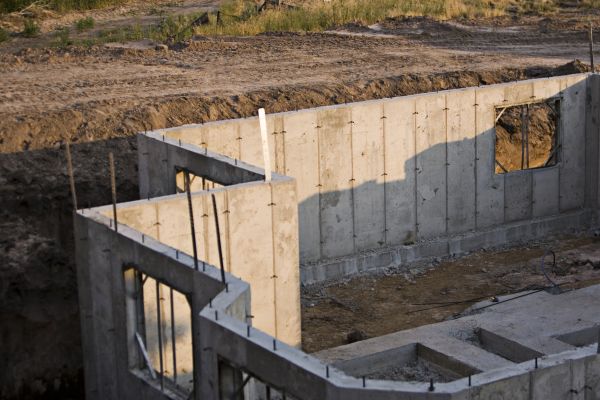 Barn Foundation Pouring