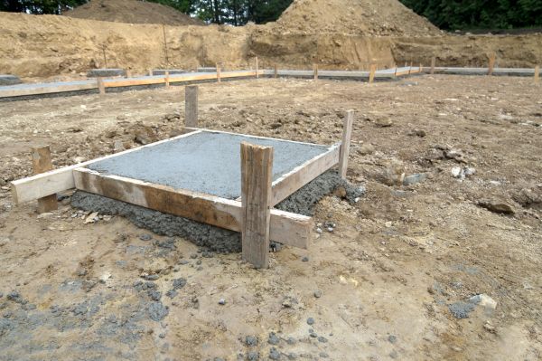 Cement Footer Installation