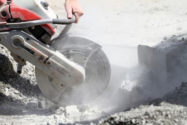 Concrete Curb Cutting