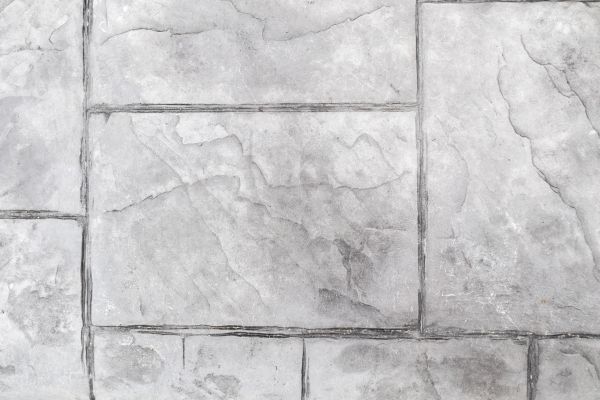 Backyard Stamped Concrete Installation