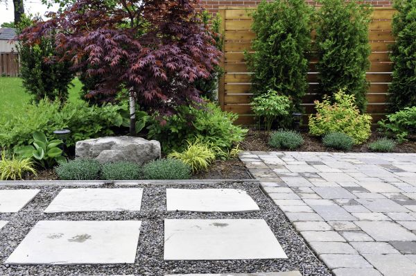 Stepping Stone Pavers Install