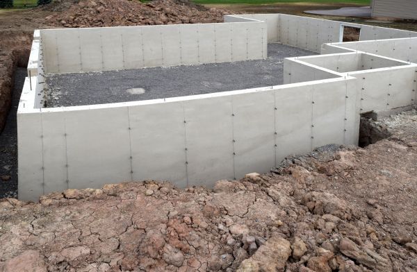 Basement Foundation Install
