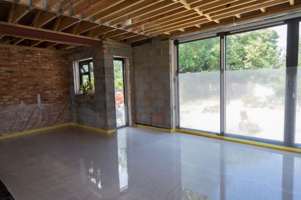 Basement Concrete Polishing