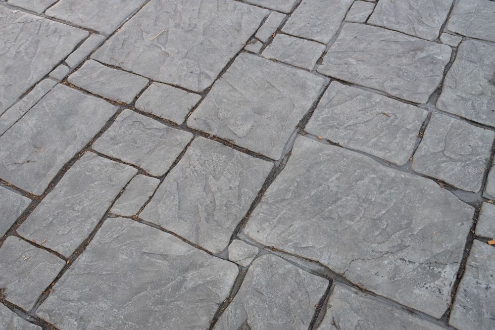 Decorative Concrete Porch Installation